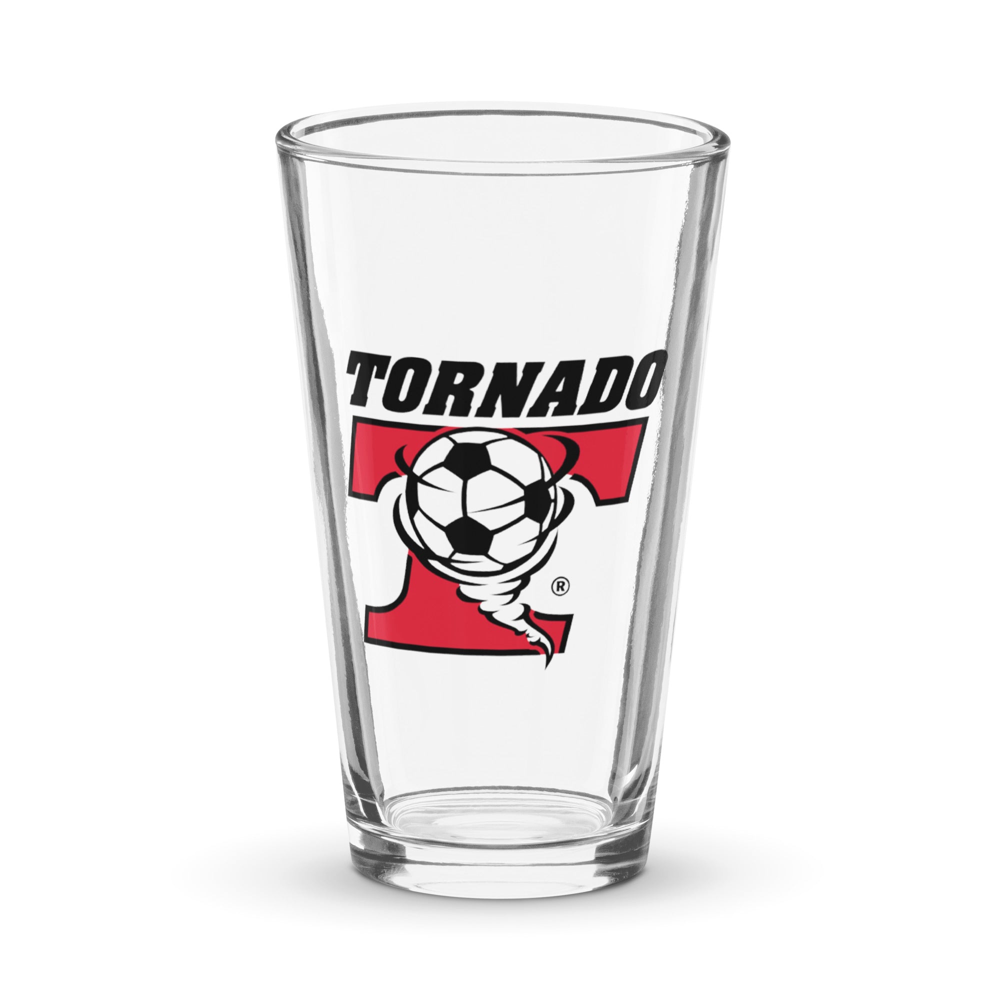 Tornado pint glass