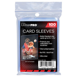 Clear Sleeves - 100 pack
