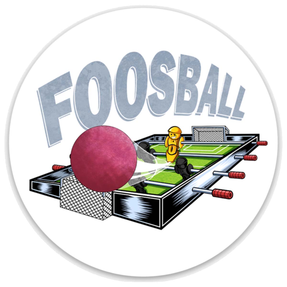 Foosball Table Sticker
