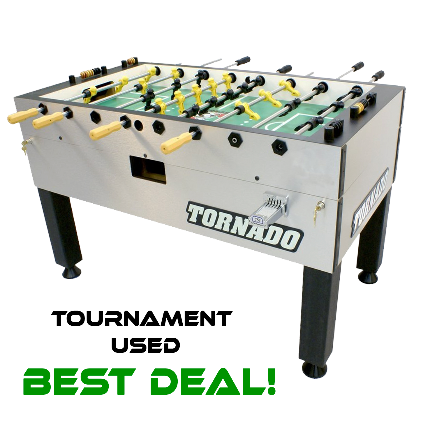 Tornado T-3000 Coin Op Foosball Table - USED